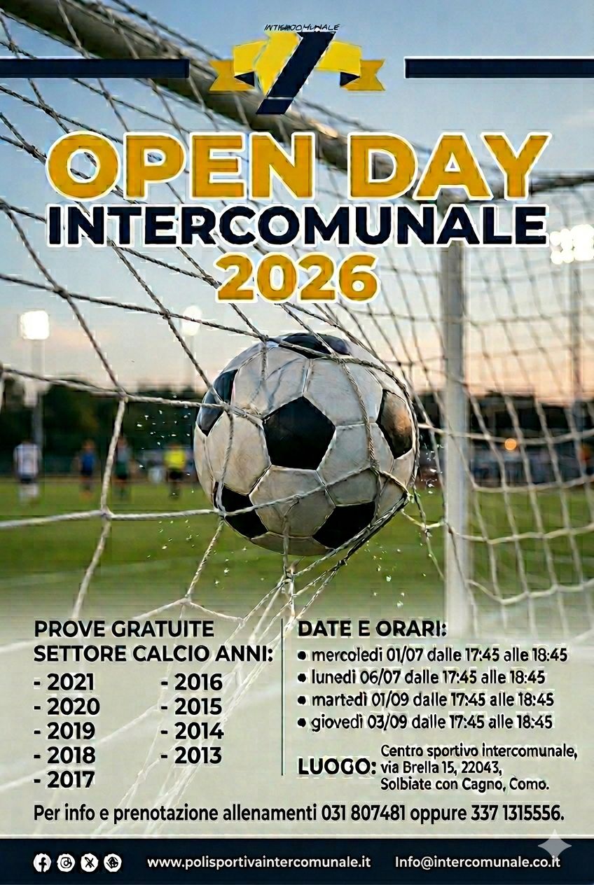 open day calcio